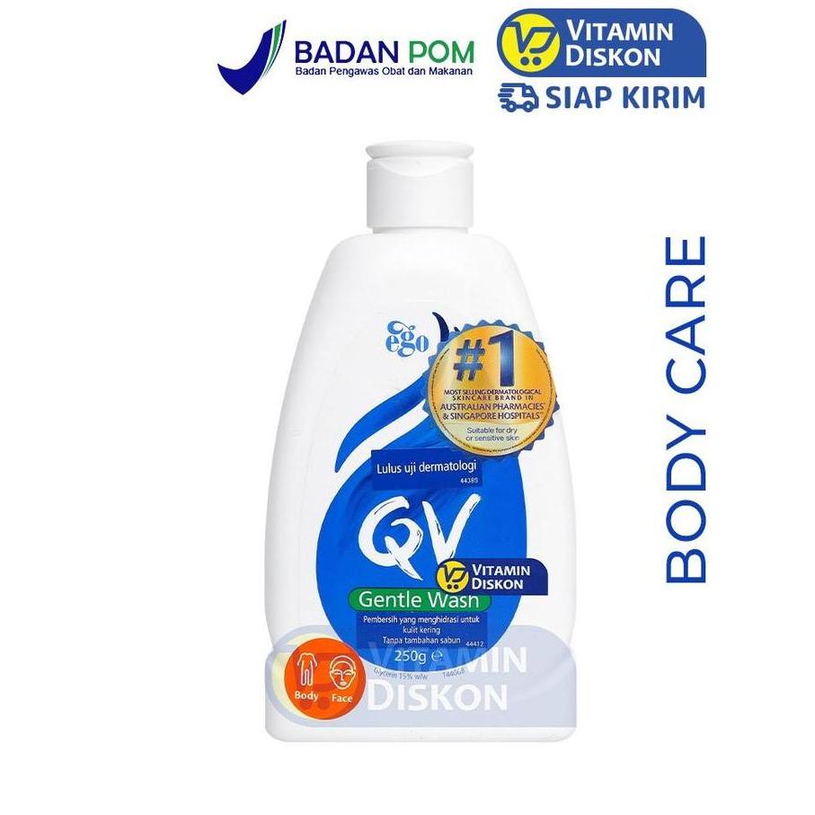 QV GENTLE WASH 250ML BPOM | BODY WASH