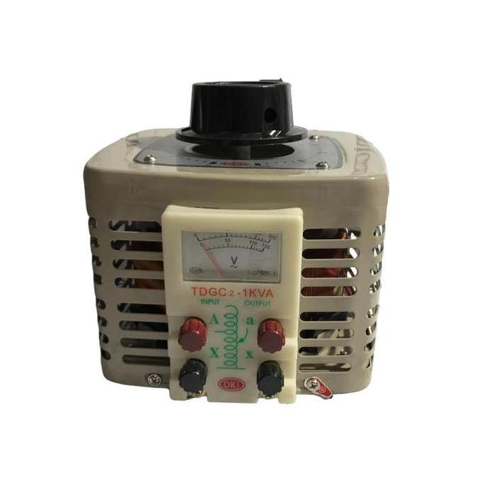 OKI TDGC2-1000 AC VOLTAGE REGULATOR 1000 Watt 1 Phase SLIDE REGULATOR OKI 1000W Termurah