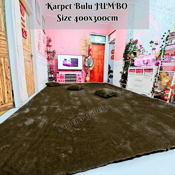Karpet Bulu Rasfur Super BIG Size 400x300x5cm/Surpet Jumbo