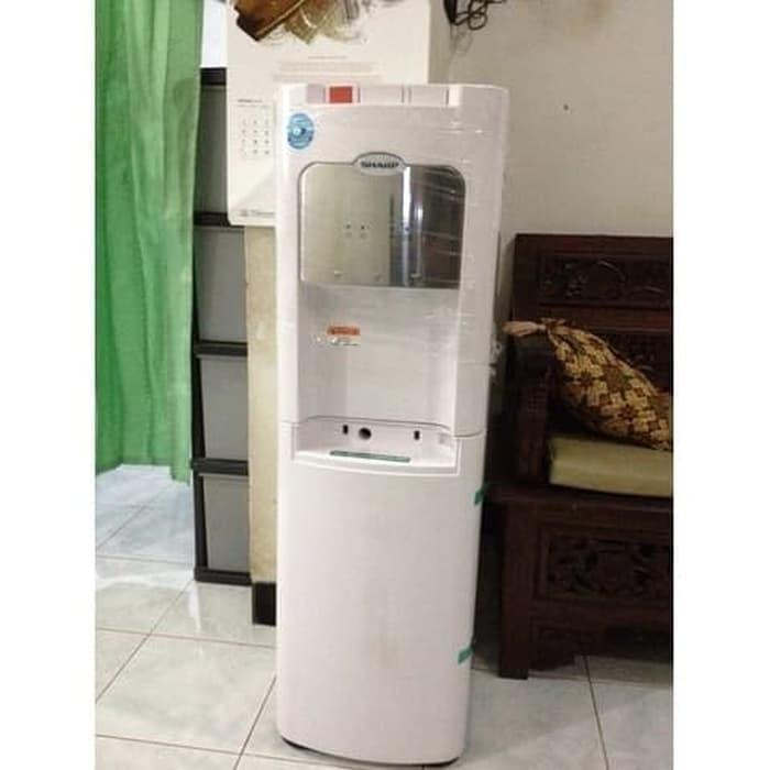 SHARP Dispenser SWD 72 EHL Galon Bawah 3 Kran Panas Dingin Kompresor