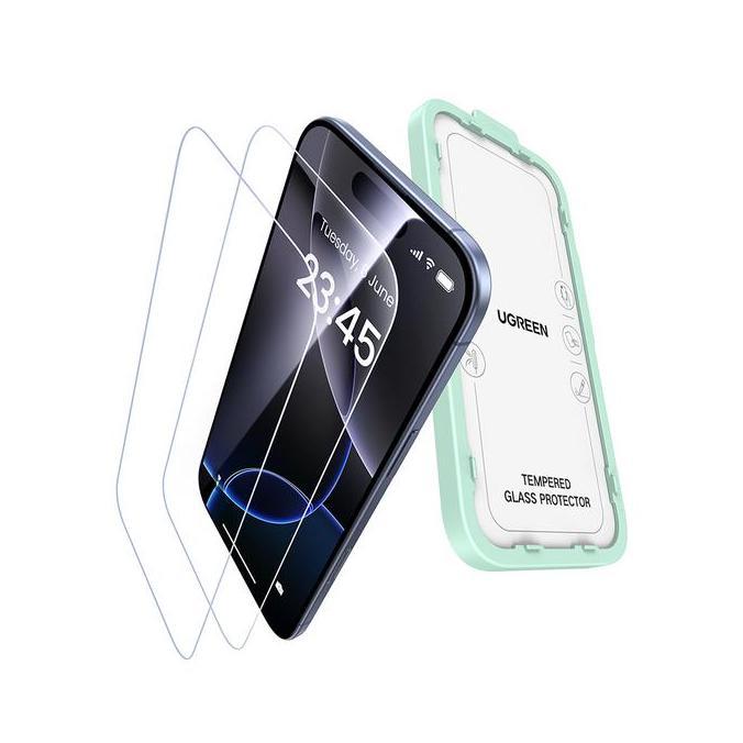 Ugreen Tempered Glass Anti Reflective Clear Anti Spy Privacy for iPhone 17 Pro 17 ProMax