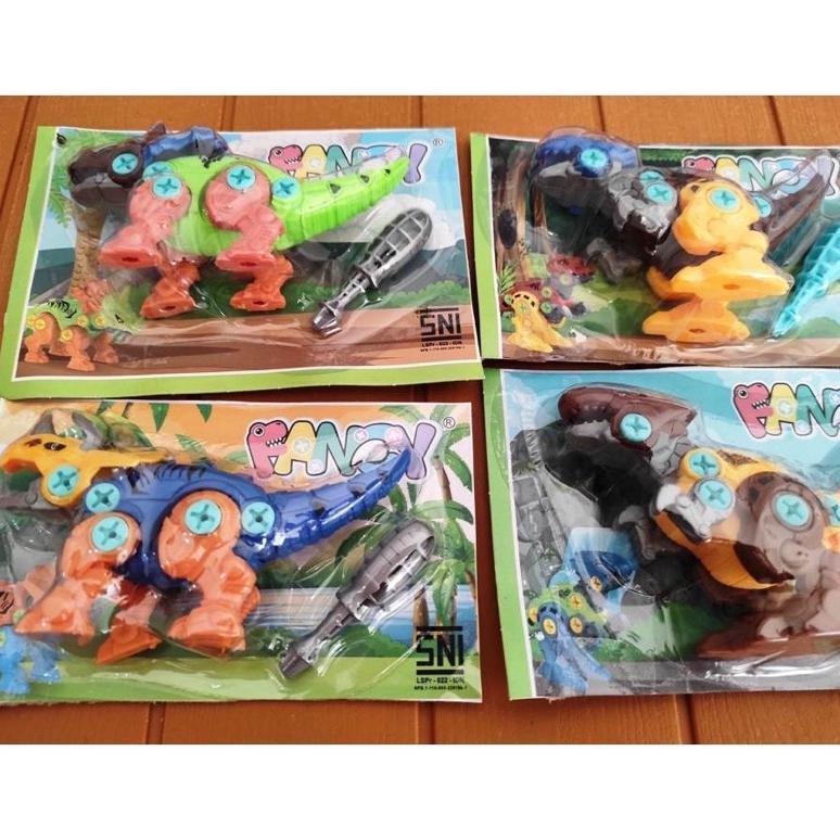 Terbaru Mainan Diy Dinosaurus Rakit Obeng Besar / Mainan Dinosaurus Fancy / Robot Dinosaurus / Maina