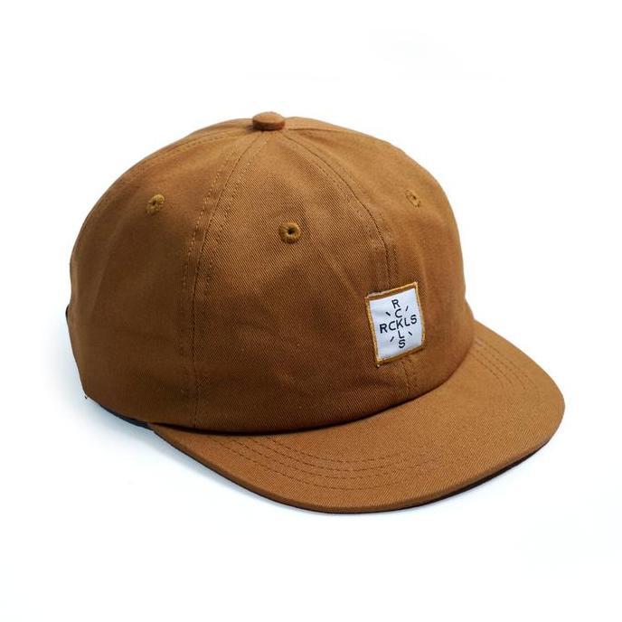RCKLS. - Polo Cap | Topi Pria move caramel Visor Pendek