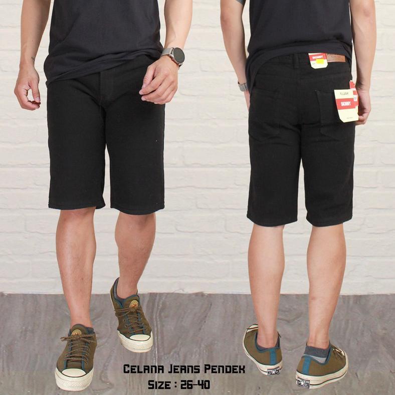 Termurah (Beli 1 Gratis 1) Celana Jeans Pendek Pria 2023 Terbaru Di Toko Sharahcollection
