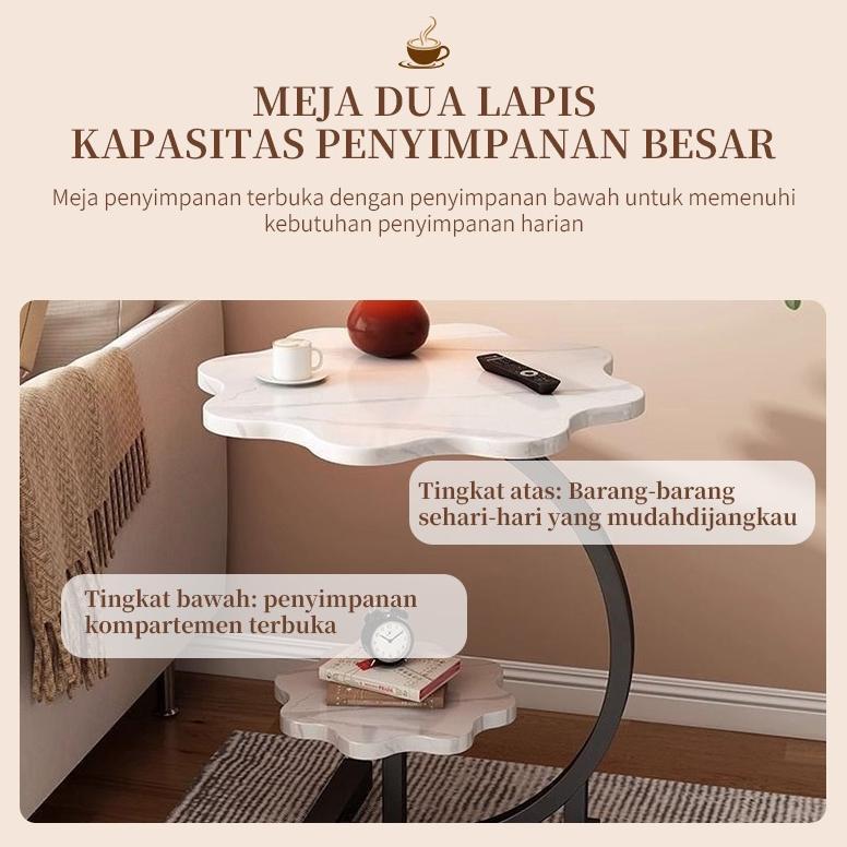 TERMURAH COD Meja Kopi Meja Sudut Meja Ruang Tamu Minimalis meja pojok bunga MEJA SANTAI MEJA HIAS E