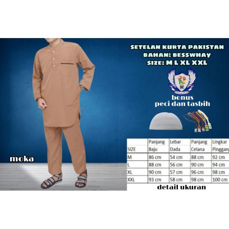 OFFICIAL SETELAN BUSANA MUSLIM PRIA DEWASA. SETELAN PAKISTAN DEWASA. SETELAN KURTA DEWASA. SETELAN K