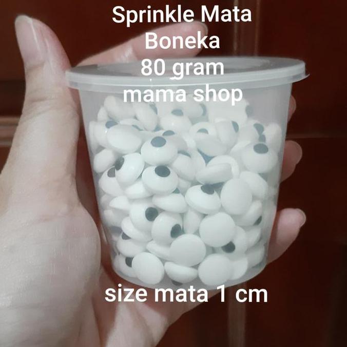 NEW SPRINKLE TRIMIT MATA BONEKA CANDY HIASAN KUE PERMEN 80 GR BISA DIMAKAN ORI