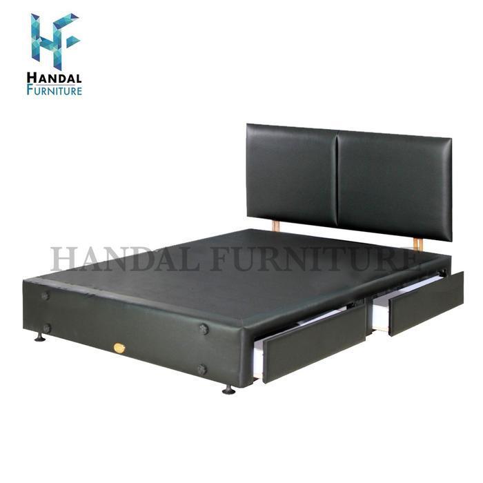 Divan & Sandaran Atlantik Guhdo Drawer Horizontal Split (tanpa kasur)