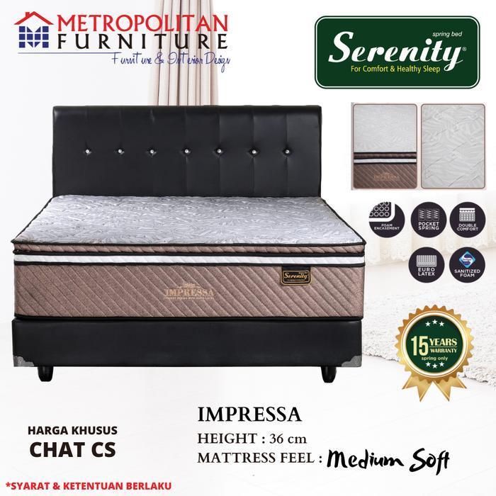 Kasur Springbed Elite Serenity Impressa Pocket Latex Spring bed matras