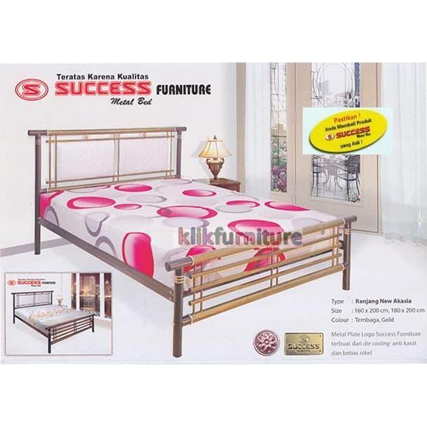 Ranjang Besi Success NEW AKASIA 120x200 cm