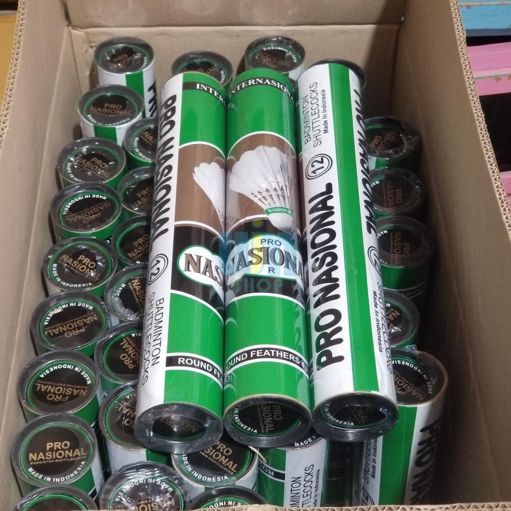 PROMO SHUTTLECOCK BADMINTON KOK BOLA BULUTANGKIS NASIONAL PRO HIJAU