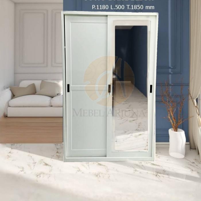 Lemari Besi Sliding 120 Import Promo Murah