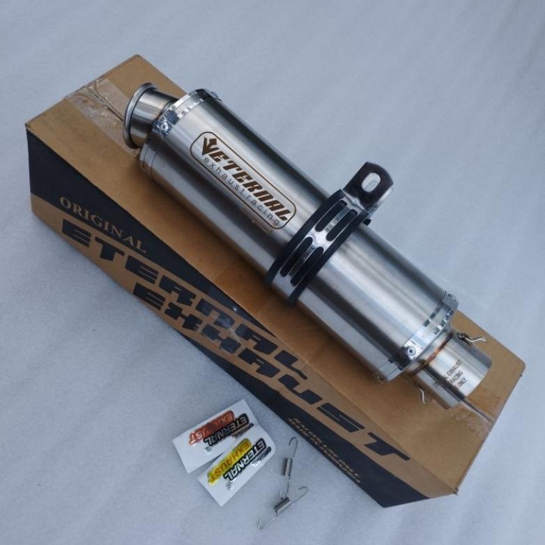 Flash Sale Silincer Knalpot Racing Motor Inlet 50 Ngebas Adem Eternal Exhaust Original Eternal Exhau