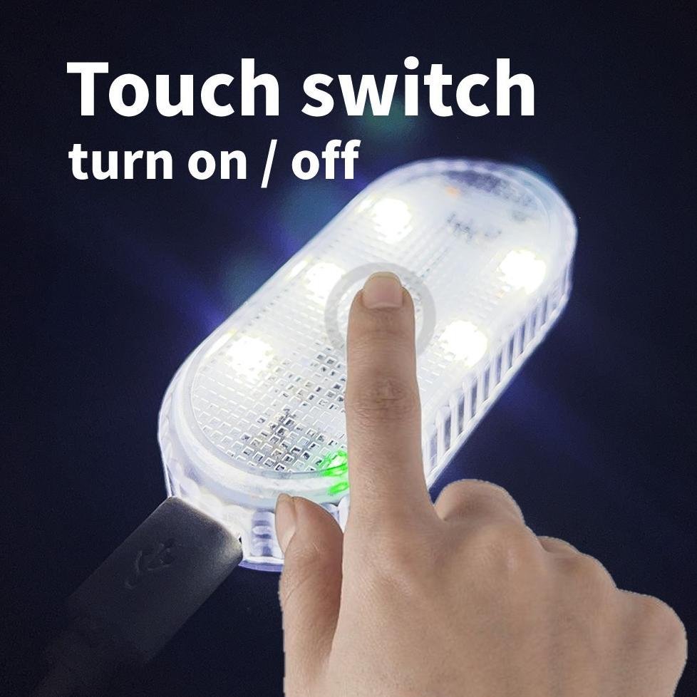 Murah  Interior Mobil Mini Lampu Sentuh Lampu Ambient Auto Atap Langit-Langit Lampu Baca Led Mobil S