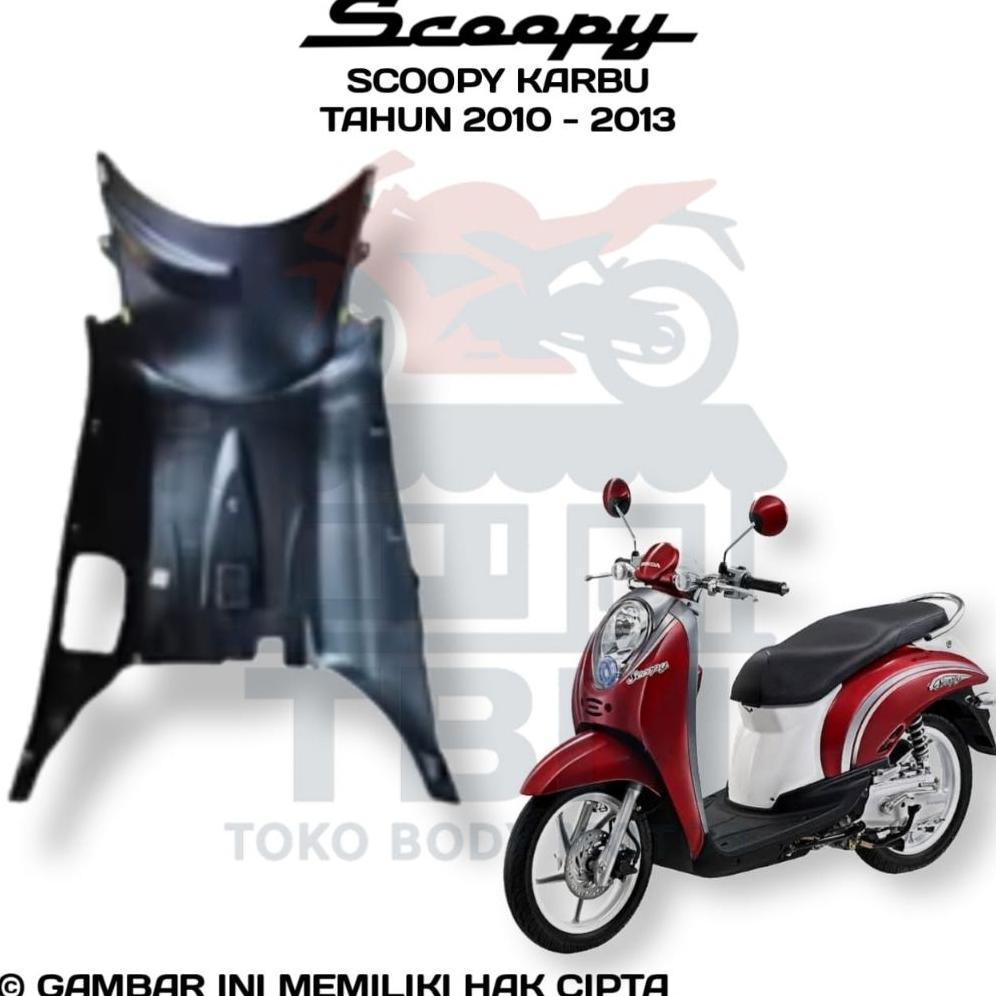 Promo Body Motor Honda Scoopy Karbu Tahun (2010 - 2013) Body Kasar Scoopy Karbu Cover Bodi Kasar Hon