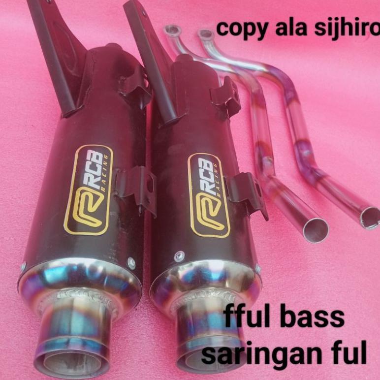 Gratong Knalpot Racing Rcb Metik Fful Bazz Ala Sijhiro Termurah Mio Sporti/Mio J/Mio Soul Karbu/Mio 