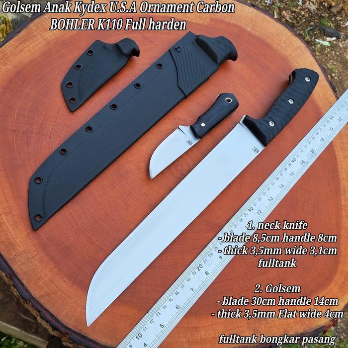 GOLOK SEMBELIH BOHLER K110 1 SET KYDEX