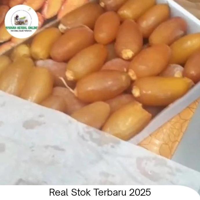 Kurma Ruthob Libya 1kg, Kurma Setengah Matang rasa lezat, ember 800gr