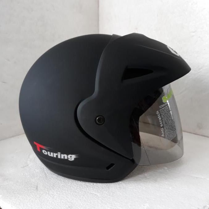 Helm BMC touring hitam doff