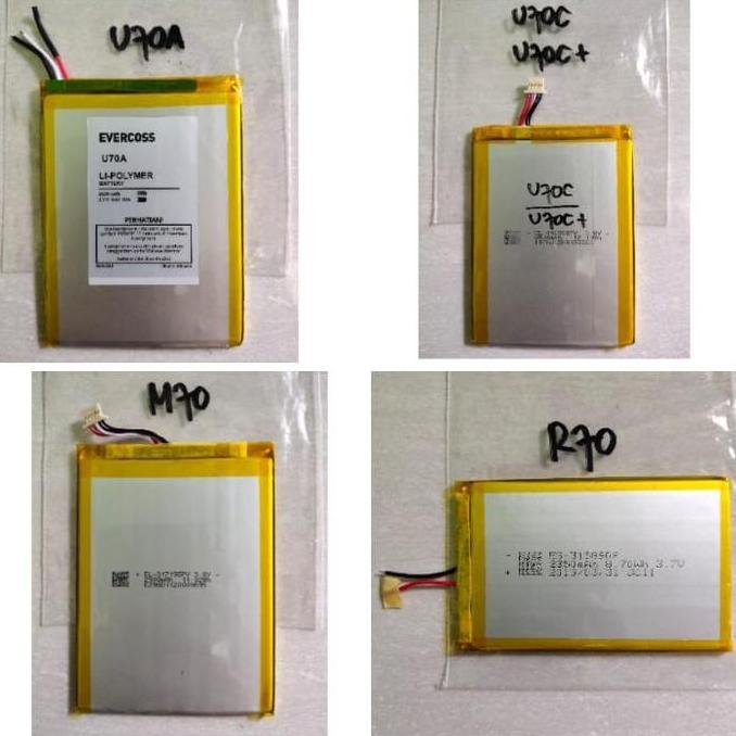 Batre tablet tab evercoss u70a / u70c / u70c plus / m70 / r70 ori