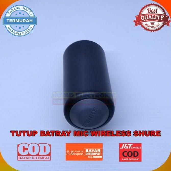 TUTUP MIC WIRELEES SHURE/Tutup mic/tutup batray mic shure