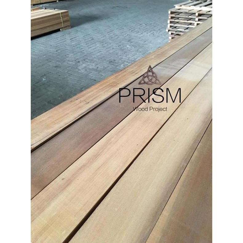 Papan kayu ulin polos Tebal 1 cm panjang 200 cm