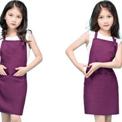 celemek anak / celemek masak anak / apron anak