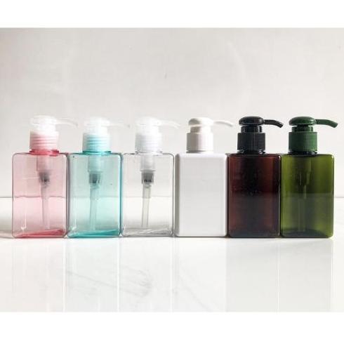 BABEE - BOTOL SABUN AESTHETIC 100ML / BOTOL PUMP KOTAK PLASTIK HAMPERS