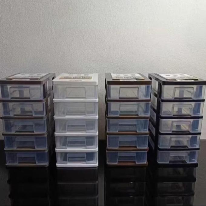 TANTOS 8211: LACI PLASTIK SERBAGUNA / KONTAINER MINI / RAK KOSMETIK (BAHAN TEBAL)