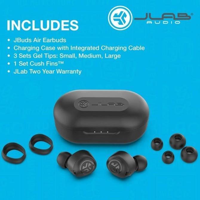 Tws JLab JBuds Air True Wireless Signature Bluetooth Earbuds Sport