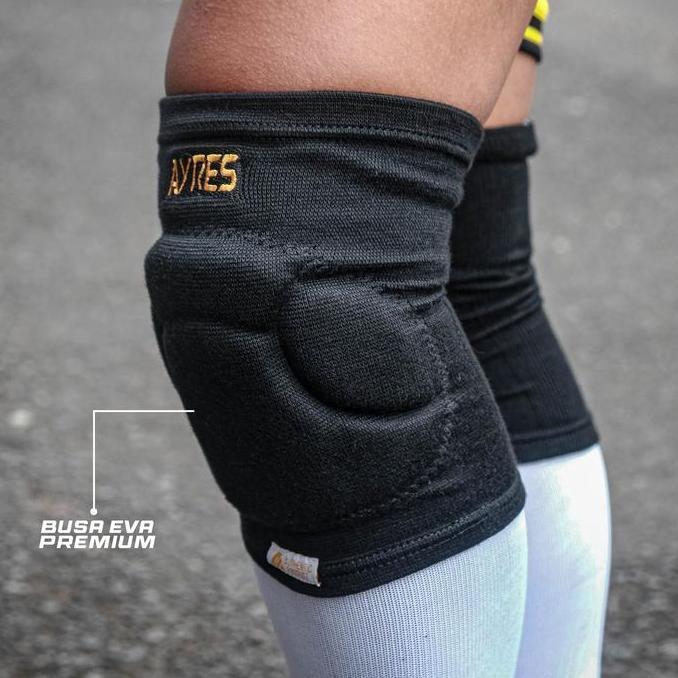 Kneepad Futsal Ayres Deker Pelindung Lutut Kiper Futsal Pria Wanita Original