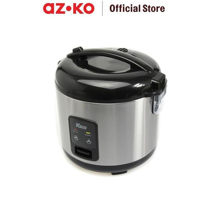 KRIS 1.8 LTR DELUXE RICE COOKER - SILVER