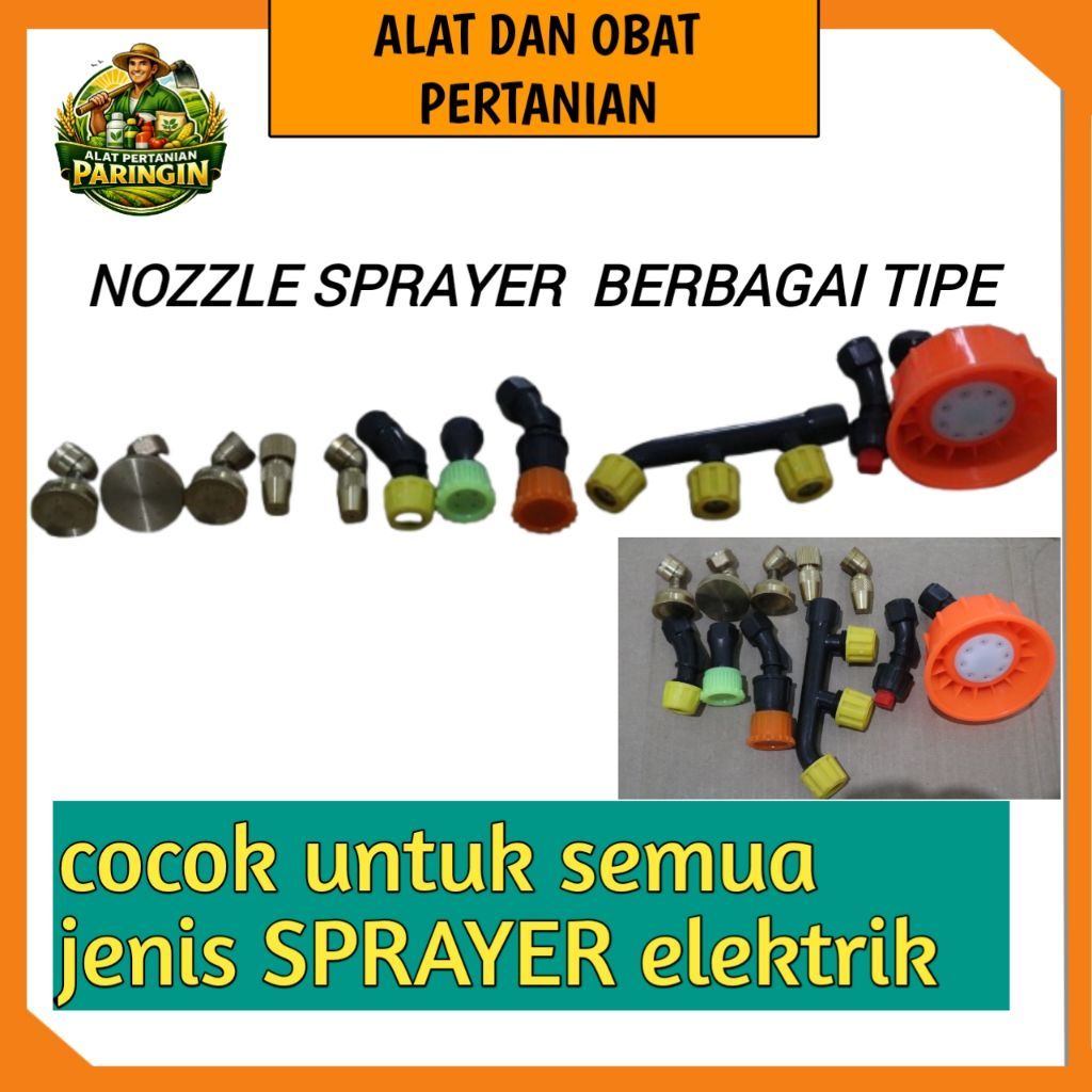 nozzle sprayer kuningan  semua jenis/nozzle sprayer elektrik anti karat