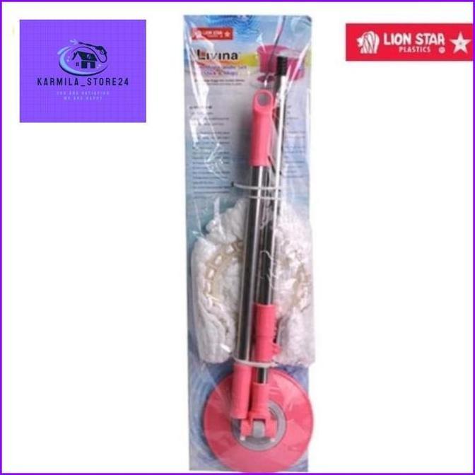 PEL LION STAR / TONGKAT PEL SPIN MOP / ALAT PEL PUTAR LIVINA