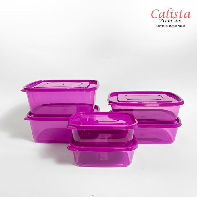 CALISTAFURANO PREMIUM SET TOPLES KULKAS FOOD CONTAINER BOX ORGANIZER