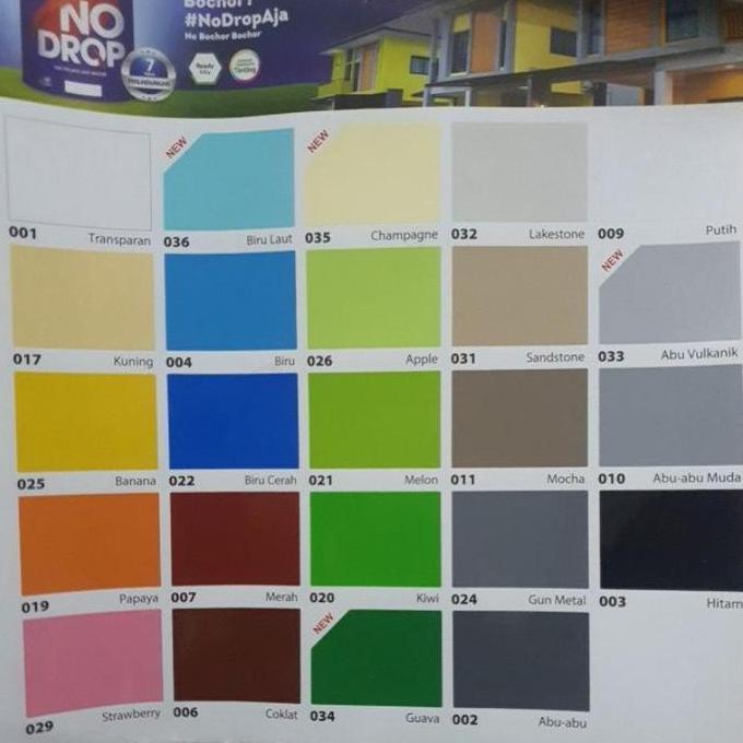 NO DROP NODROP 1KG CAT TEMBOK WATERPROOF PELAPIS ANTI BOCOR GENTENG SENG ASBES GALVALUM DAK BETON