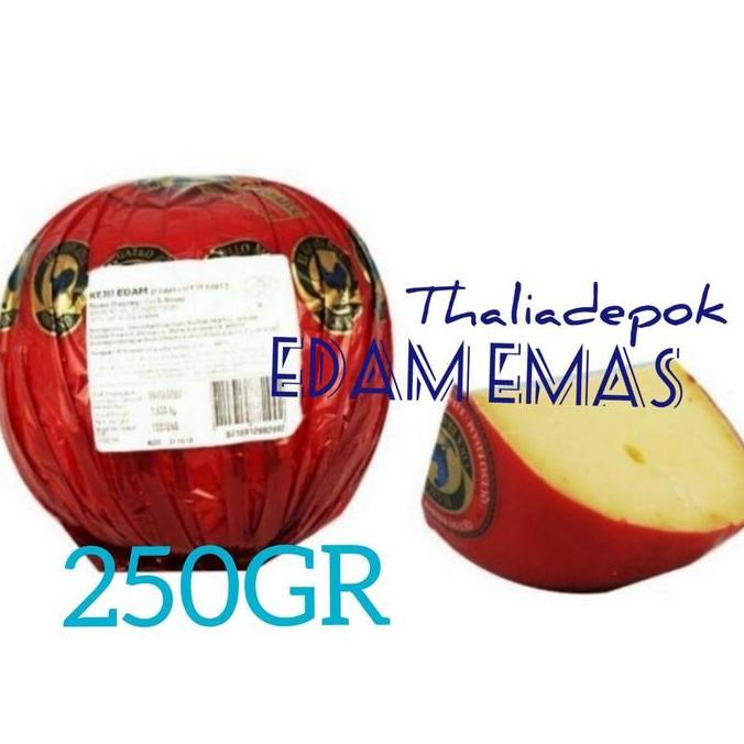 EDAM DE JONG/KEJU EDAM AYAM EMAS 250GR, KEJU EDAM TUA DIECER UNTUK KUE KERING DLL