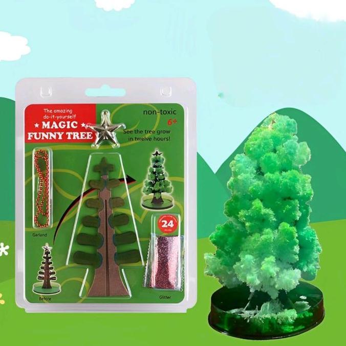 Star Pohon Sakura Ajaib Magic Cherry Paper Tree Growing Tree Pohon Sakura Ajaib Dekorasi