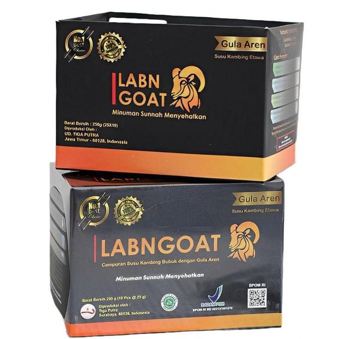 SUSU KAMBING ETAWA LABN GOAT SUPER GULA AREN / SUSU LABN GOAT -ISI 10 SACHET- SUPER LABN GOAT