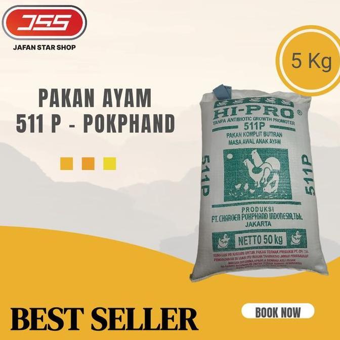 511 P Pakan Ayam Pedaging Pur Ayam Bebek Ayam Kampung dikemas 5 Kg