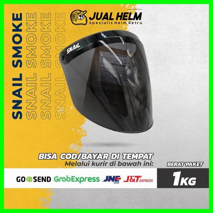 Snail Visor Retro Open Smoke
