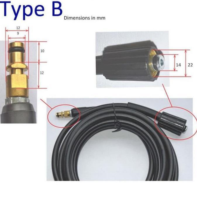 KALGURIO selang hose 10m karcher K1