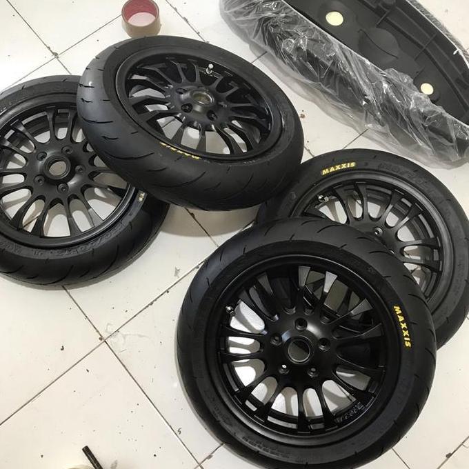 GRADIMOU Velg r12 ring 12 vespa classic vrossi ban maxxis