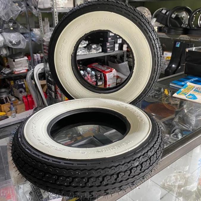 GRADIMOU ban SHINKO whitewall 3.50-8 vespa ring 8 super vbb vnb vba vn vl dll