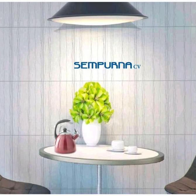 Keramik ubin dinding tembok lantai kilap 3D KW1 Mulia Auddy Gold Grigio glossy 25x40 3 dimensi motif