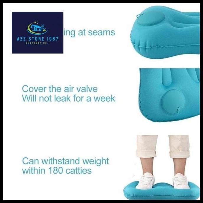 BANTAL ANGIN + POMPA TERINTEGRASI - NatureHike Bantal Angin Inflatable