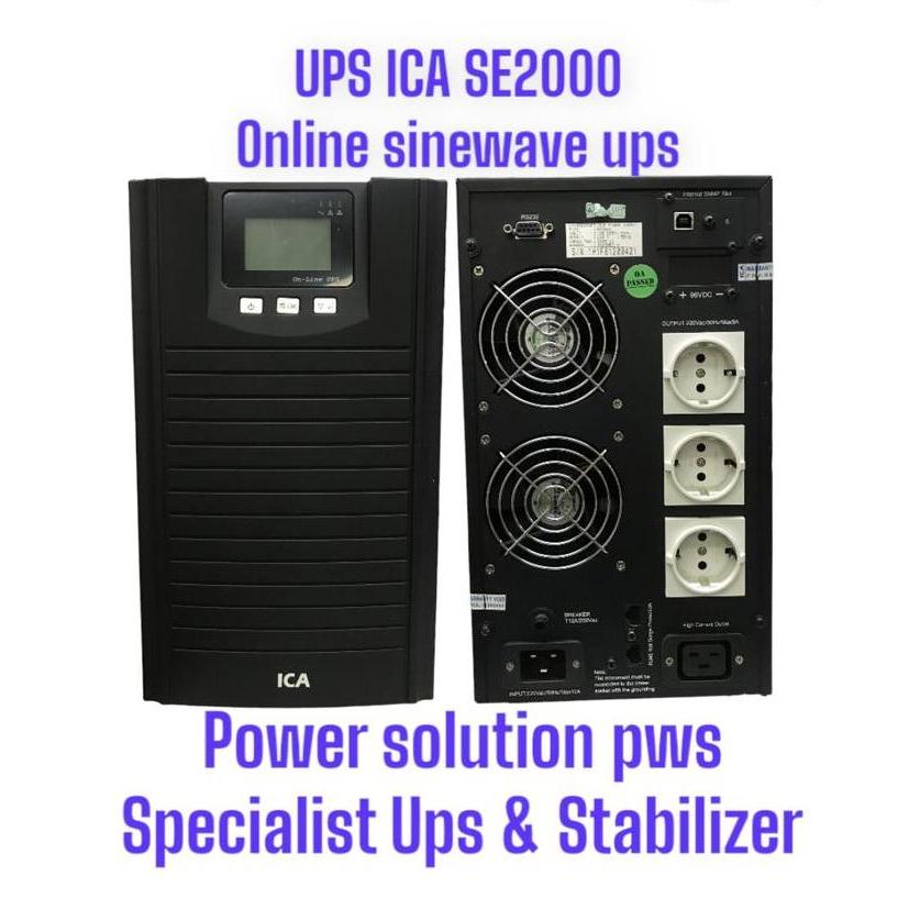 Ups ica se2000 untuk server pulsa built up tahan hingga 8 Jam Termurah