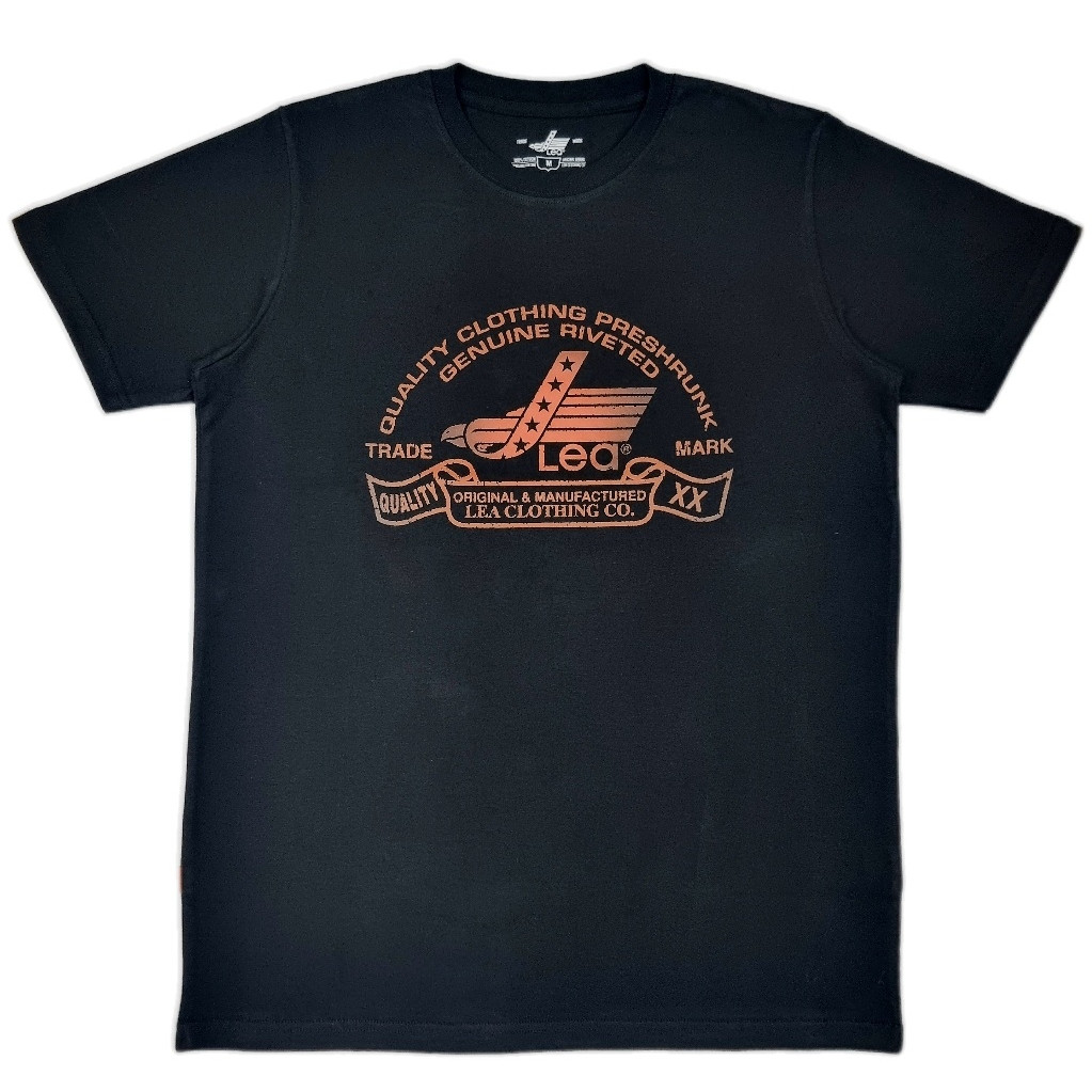 Kaos LEA Jeans Basic Men T-Shirt Gradation Logo