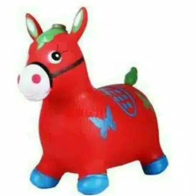 Mainan Anak Boneka Binatang Karet Jumping Animal musik