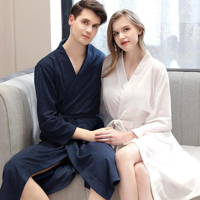 Kimono Handuk Baju Handuk Pasangan Couple Bathrobe Premium Mewah - 3 VS